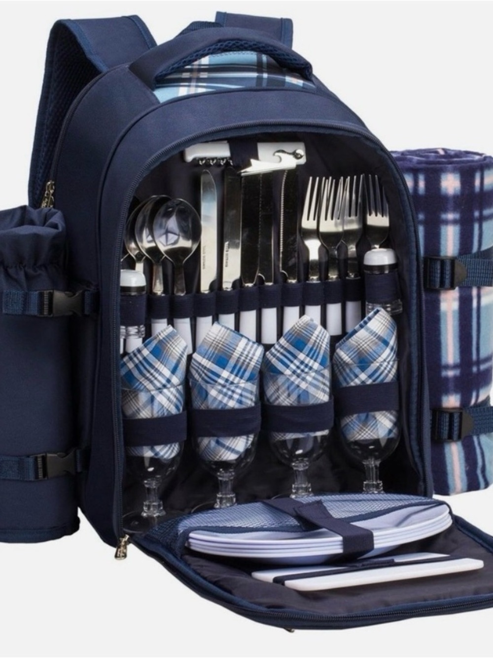 Apollo “Walker Bag” Picnic Pack with Snackle Box, Wine Cooler and Blanket!